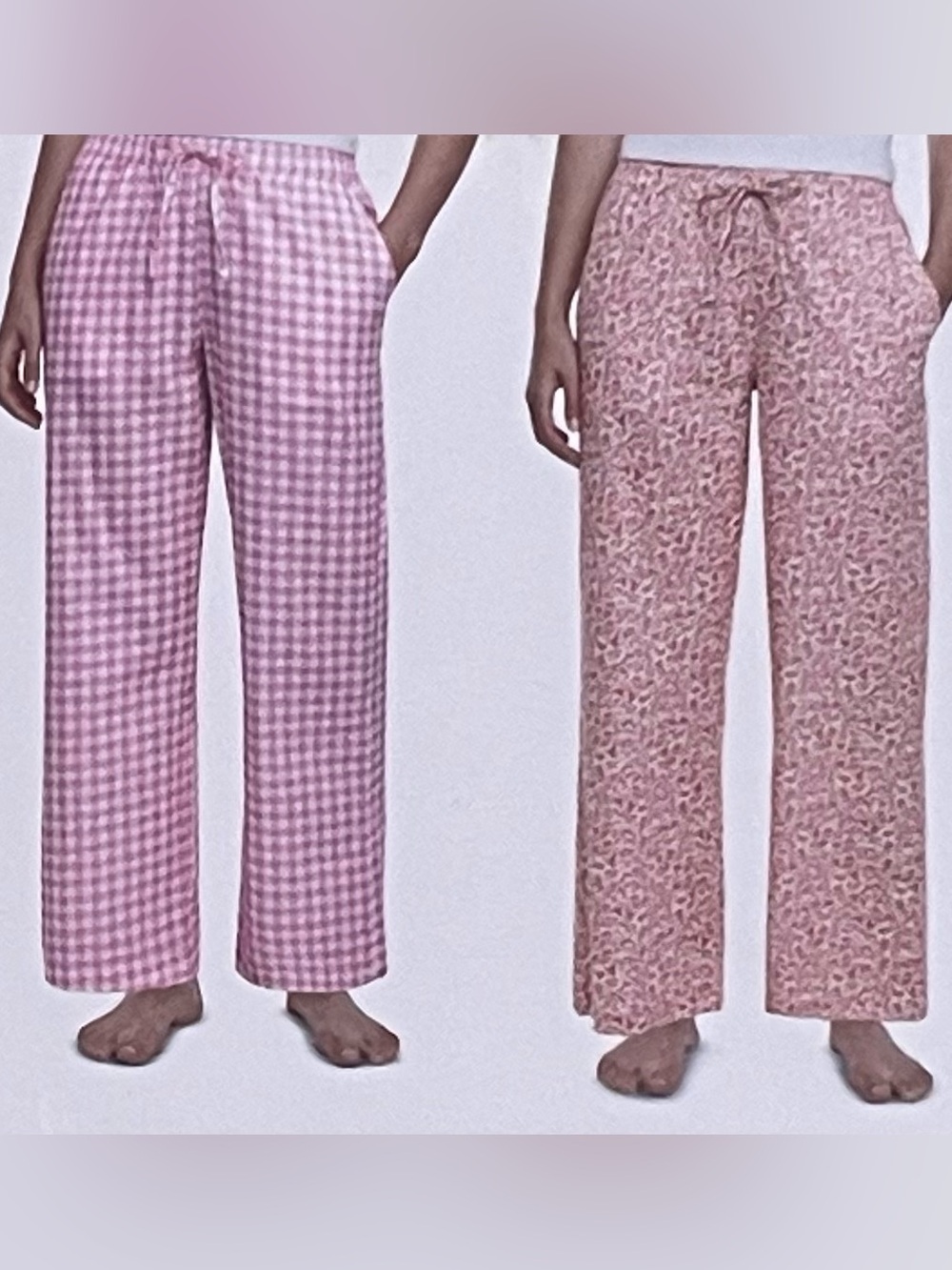 GAP Pink Floral PJ Pants 2-Pack